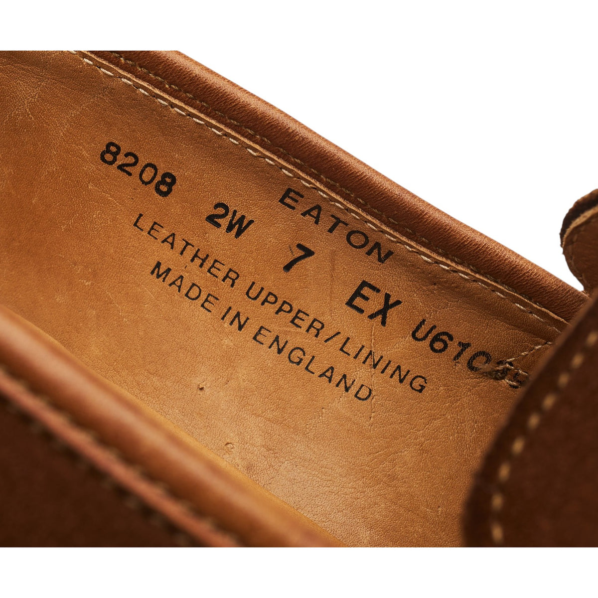'Eaton' Snuff Brown Suede Loafers UK 7 EX