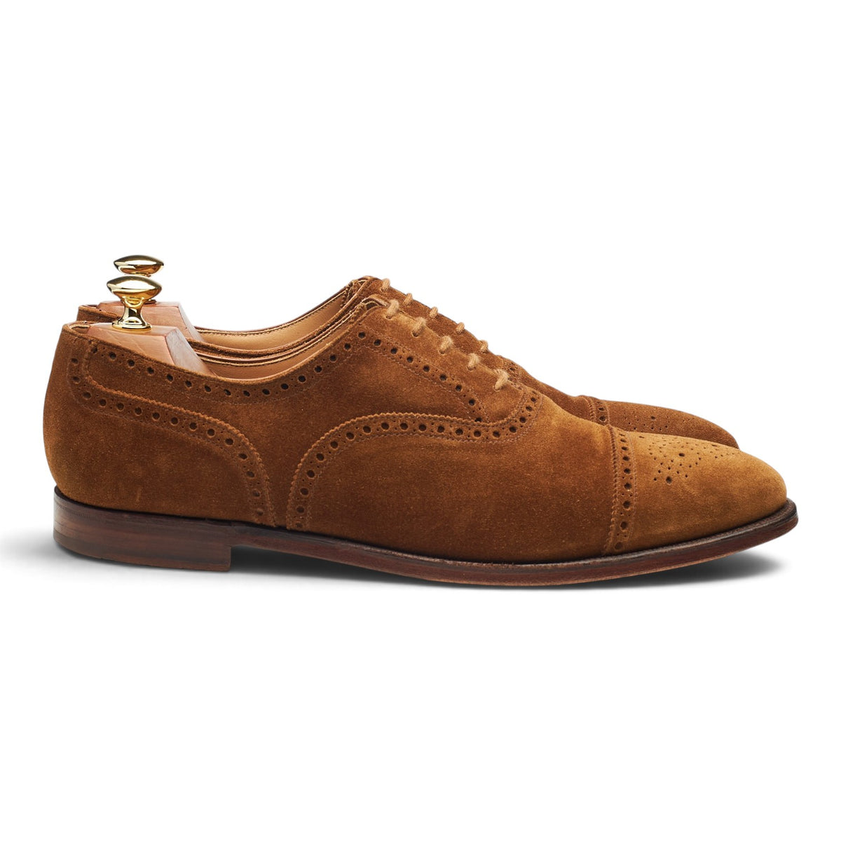 'Westfield' Snuff Brown Suede Oxford Brogues UK 9 E