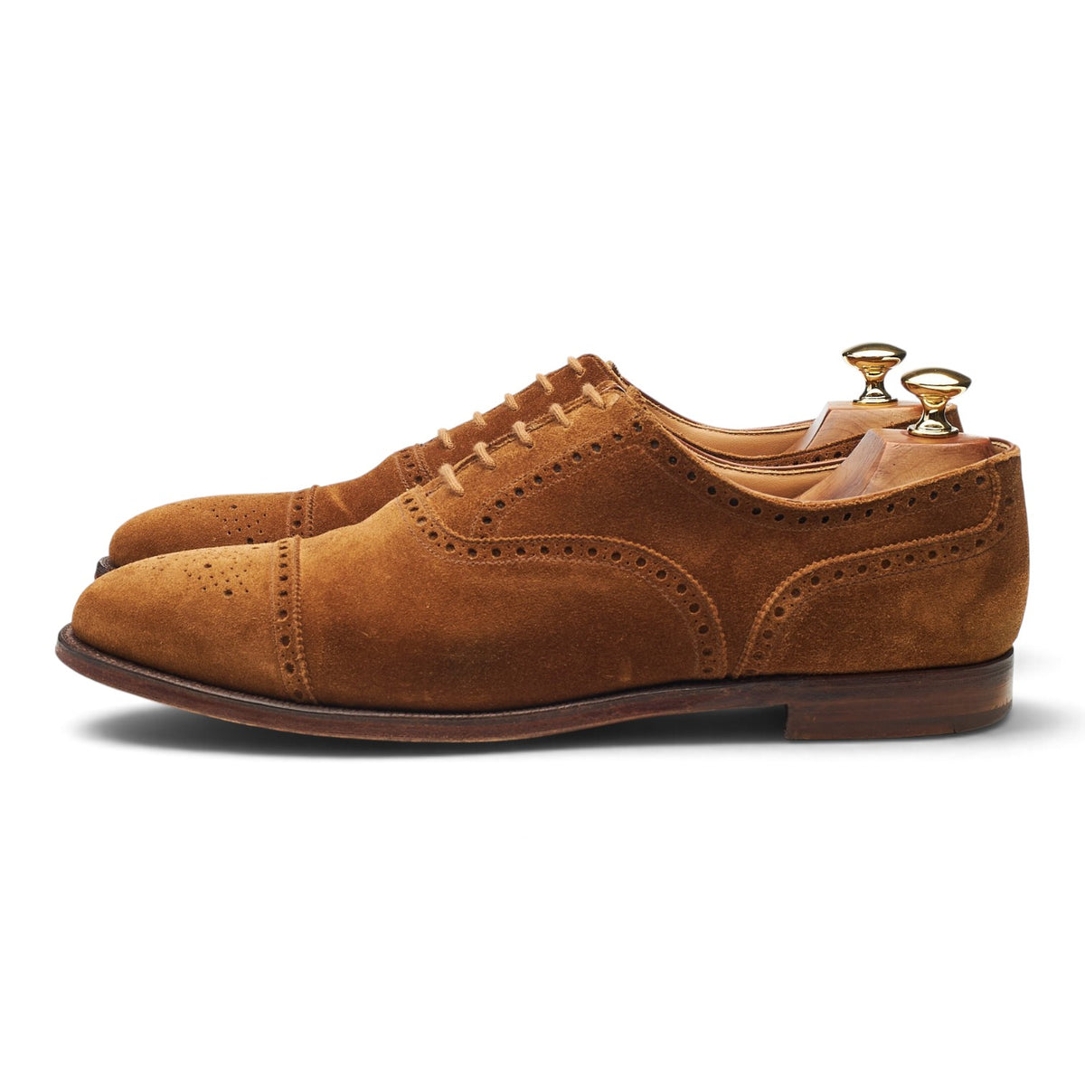 'Westfield' Snuff Brown Suede Oxford Brogues UK 9 E