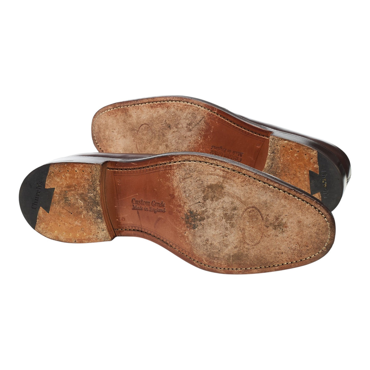 'Grafton' Dark Brown Leather Derby Brogues UK 9.5 G
