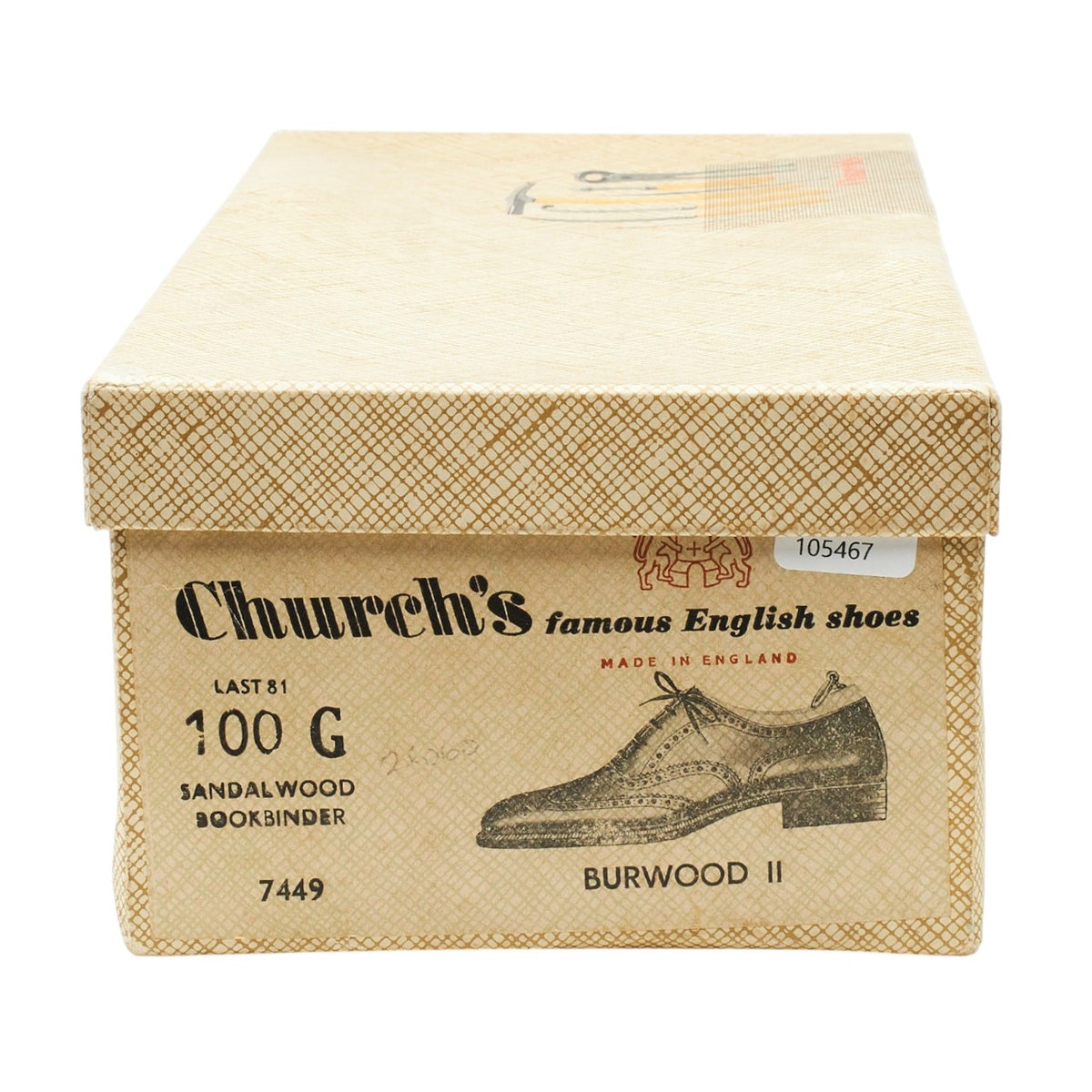 'Burwood' Tan Brown Leather Oxford Brogues UK 10 G