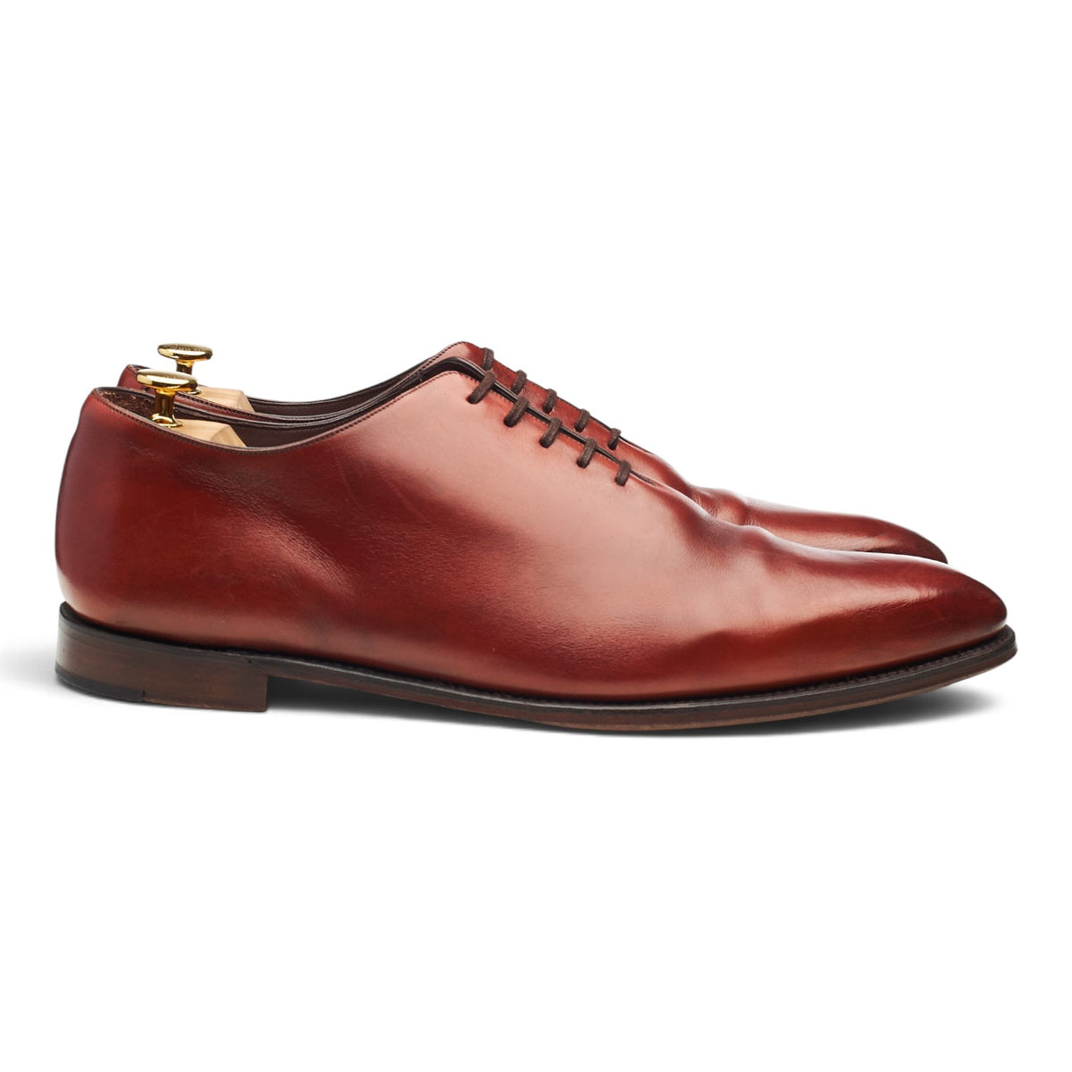 1880 Export Grade 'Parliament' Brown Leather Wholecut Oxford UK 12.5 F