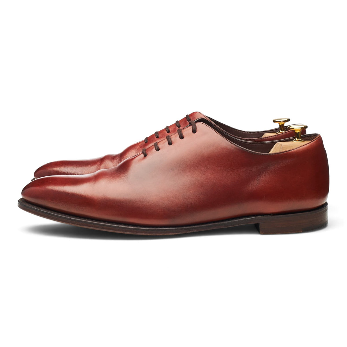 1880 Export Grade 'Parliament' Brown Leather Wholecut Oxford UK 12.5 F
