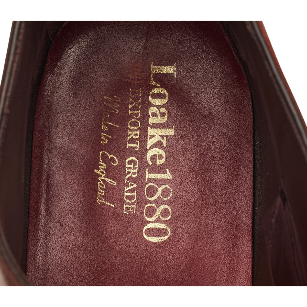 1880 Export Grade 'Parliament' Brown Leather Wholecut Oxford UK 12.5 F