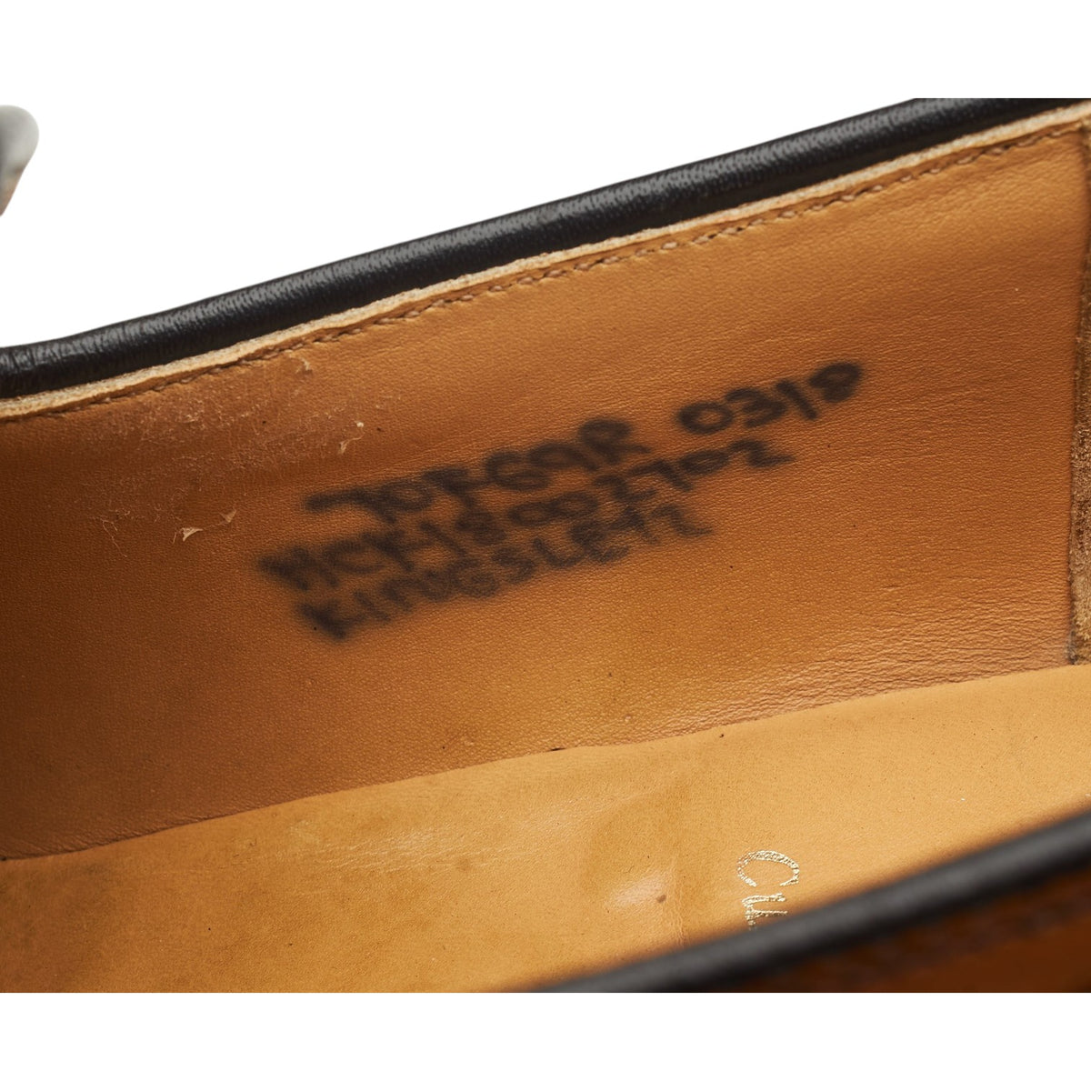 'Kingsley 2' Tan Brown Leather Tassel Loafers UK 7 F