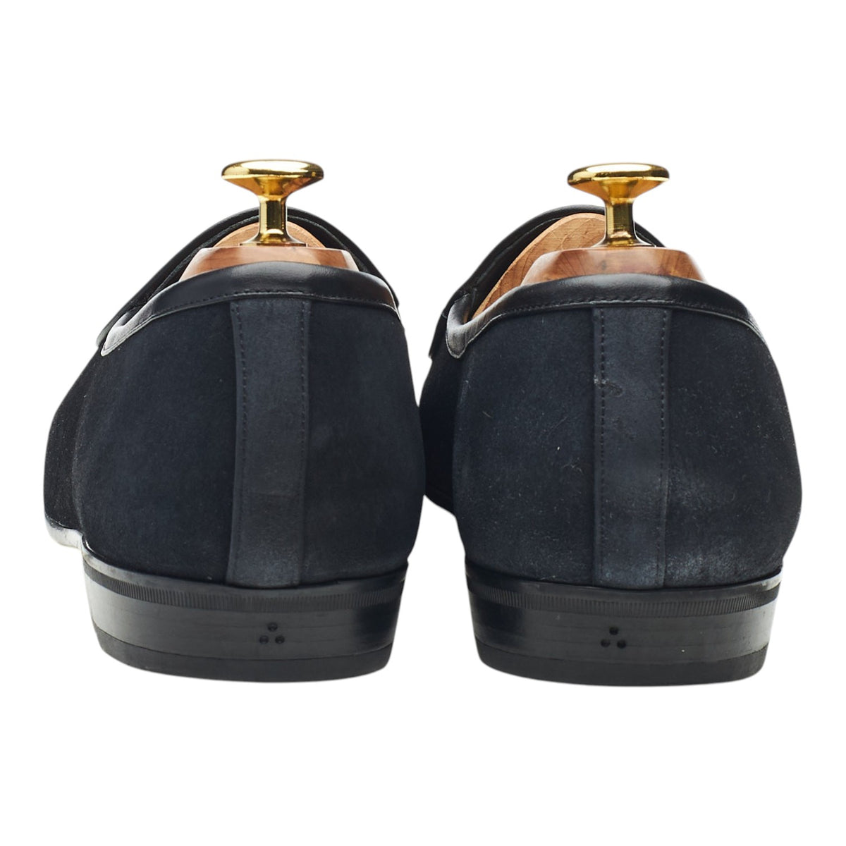 'Sagan' Navy Blue Suede Tassel Loafers UK 8 / UK 8.5