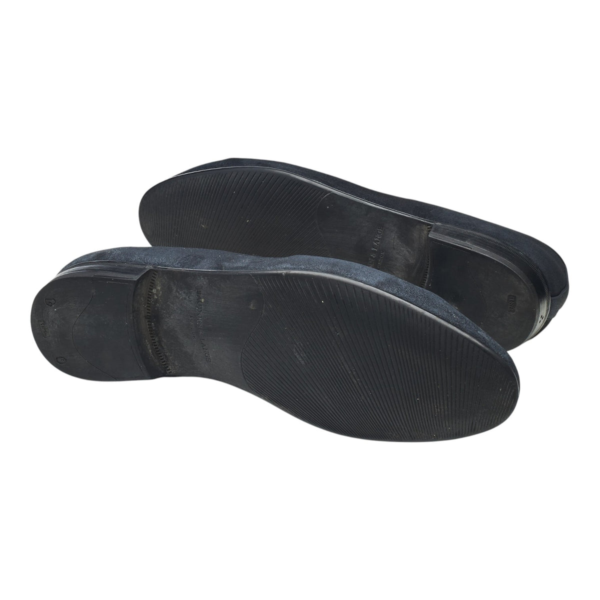 'Sagan' Navy Blue Suede Tassel Loafers UK 8 / UK 8.5