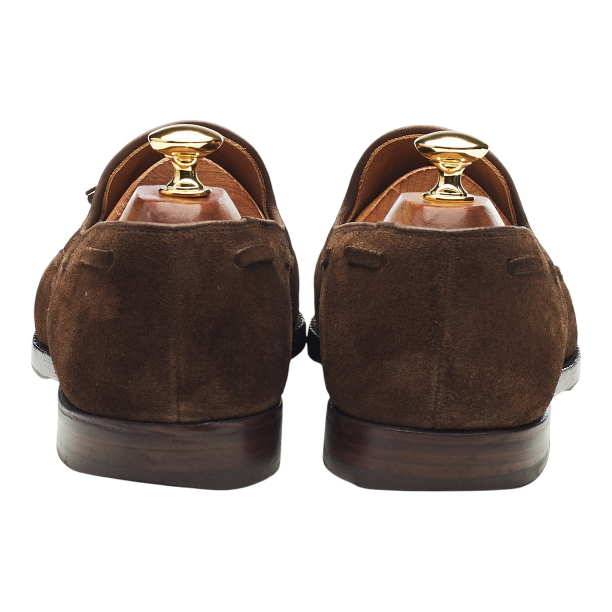 'Cavendish 2' Dark Brown Suede Tassel Loafers UK 8.5 E