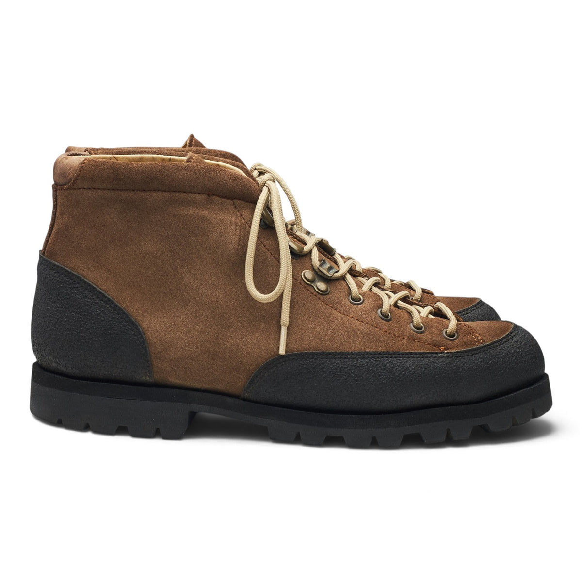 'Yosemite' Beige Suede Hiker Boots UK 10