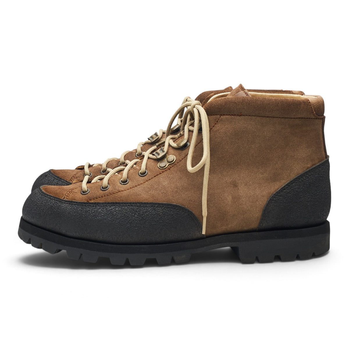 'Yosemite' Beige Suede Hiker Boots UK 10
