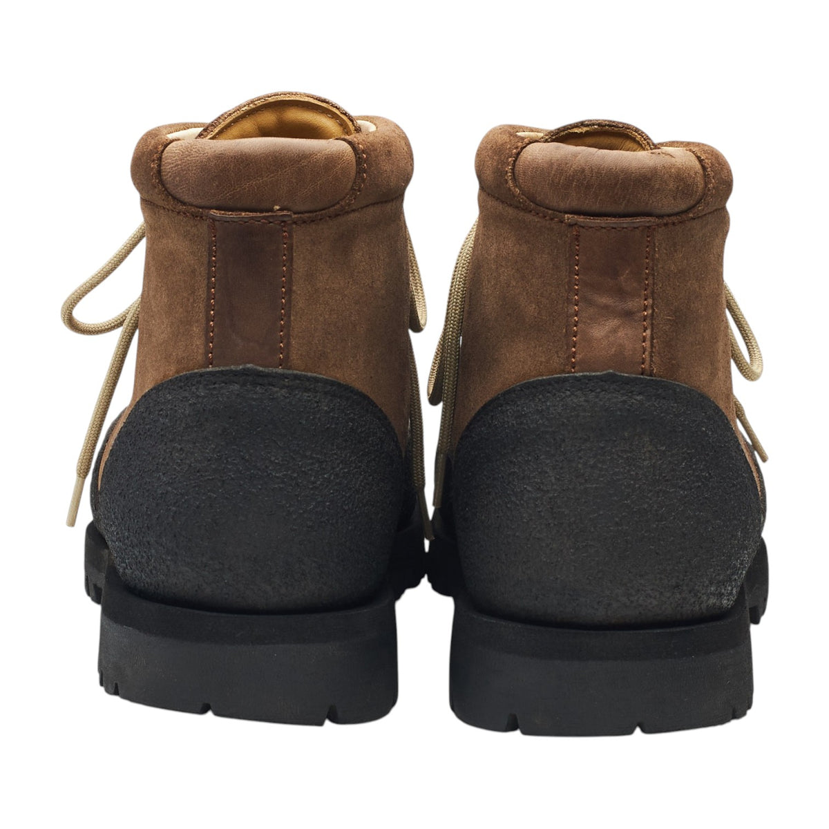 'Yosemite' Beige Suede Hiker Boots UK 10