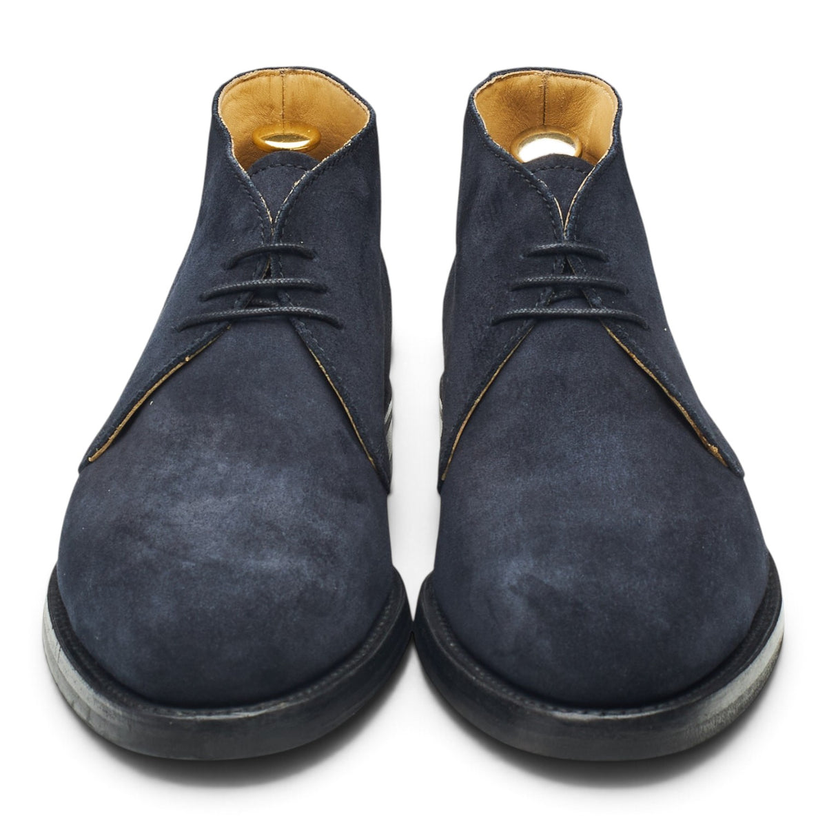 'Orkney' Navy Blue Suede Chukka Boots UK 6 F