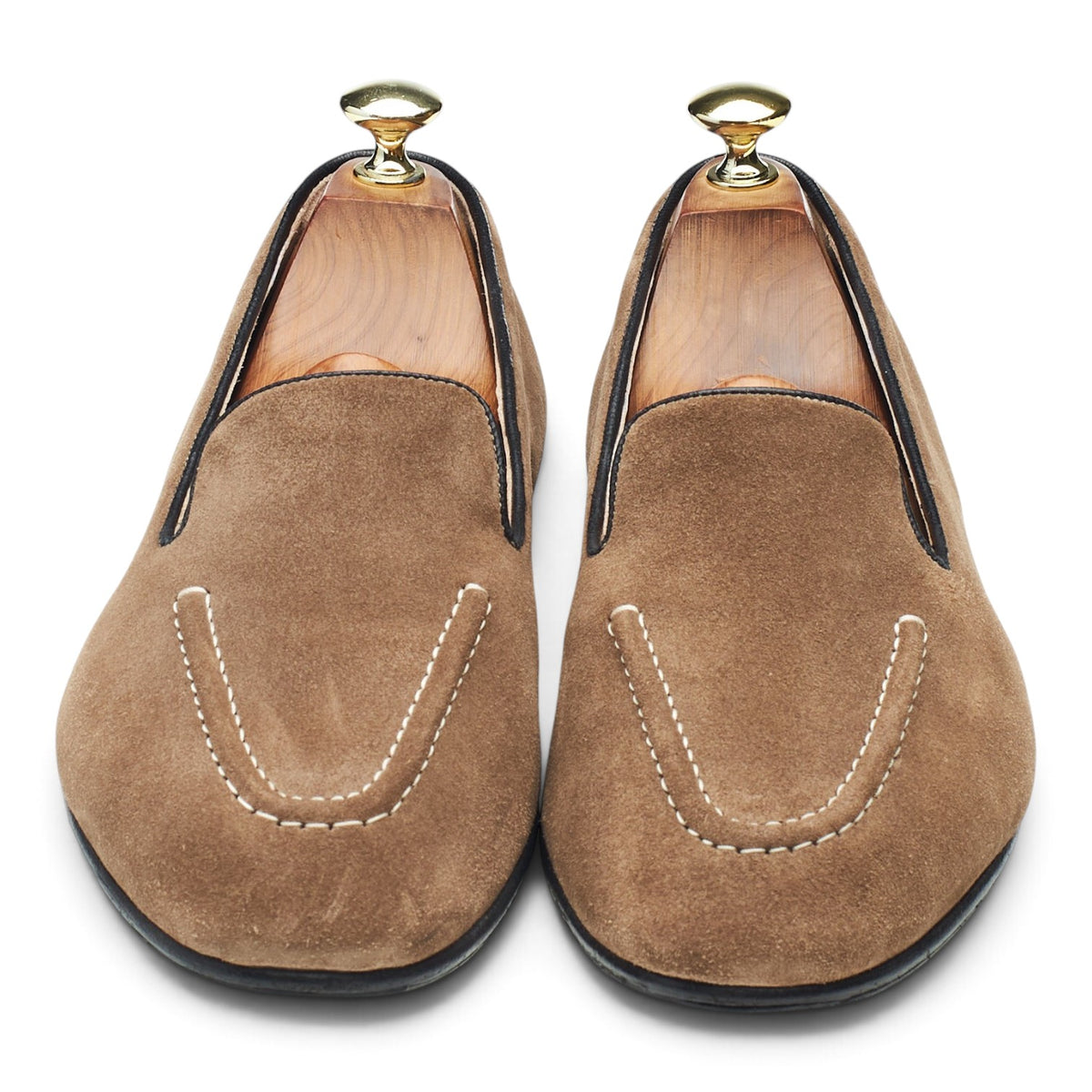 'Caledonian 'Stone Suede Slip-On Loafers UK 6