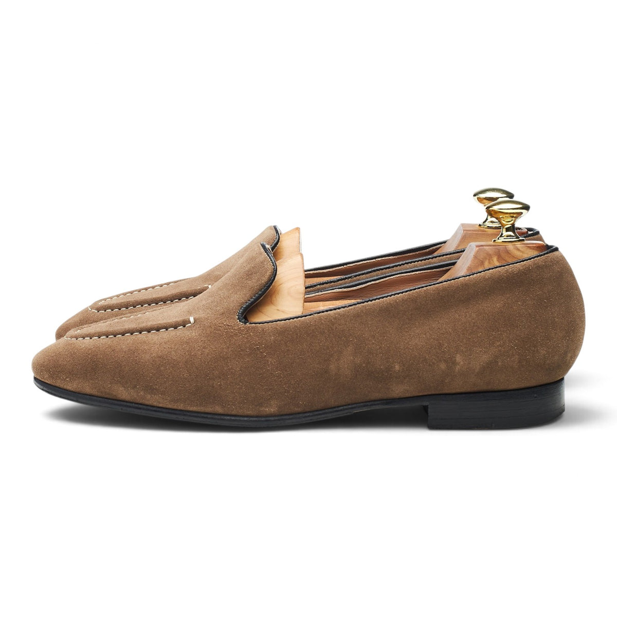 'Caledonian 'Stone Suede Slip-On Loafers UK 6