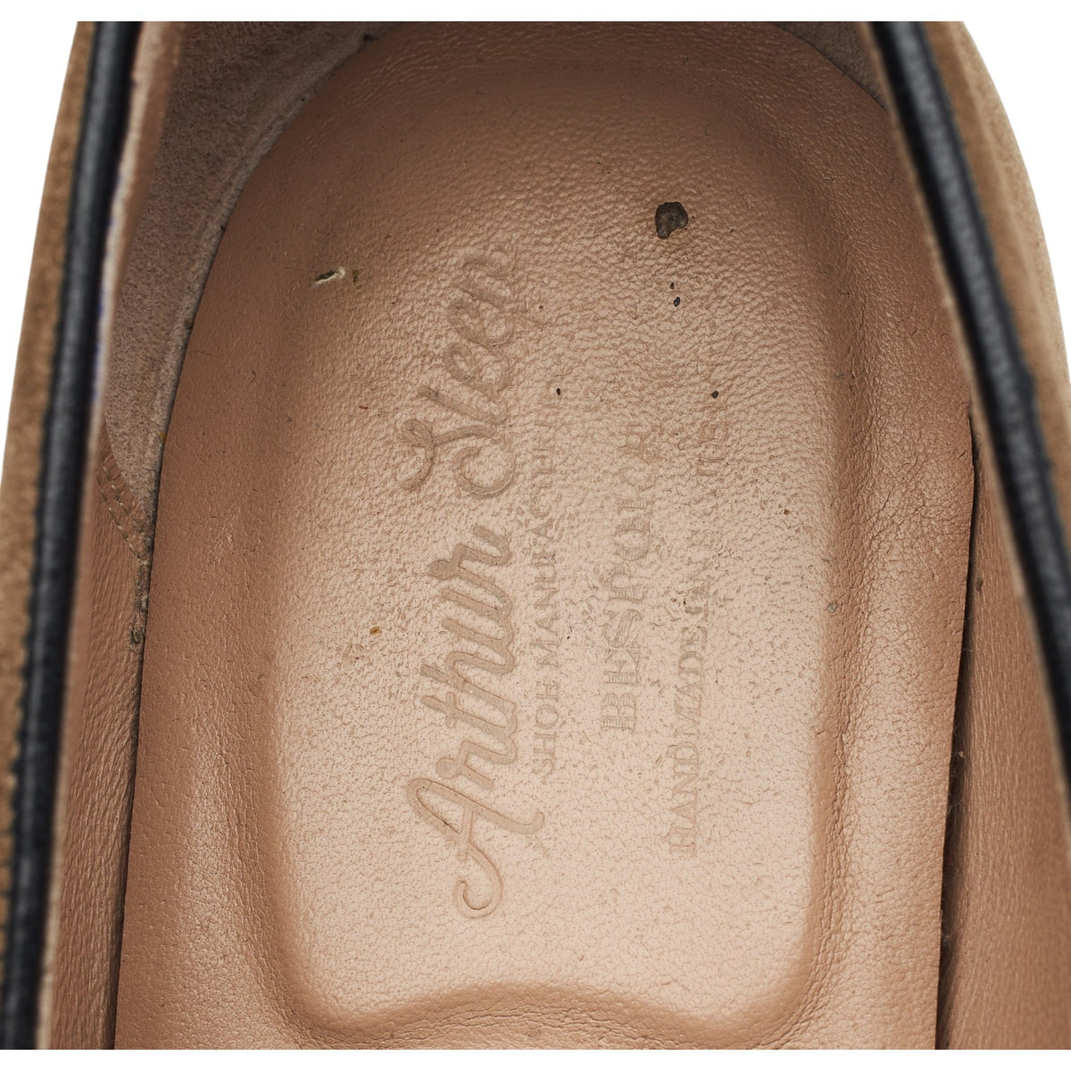 'Caledonian 'Stone Suede Slip-On Loafers UK 6