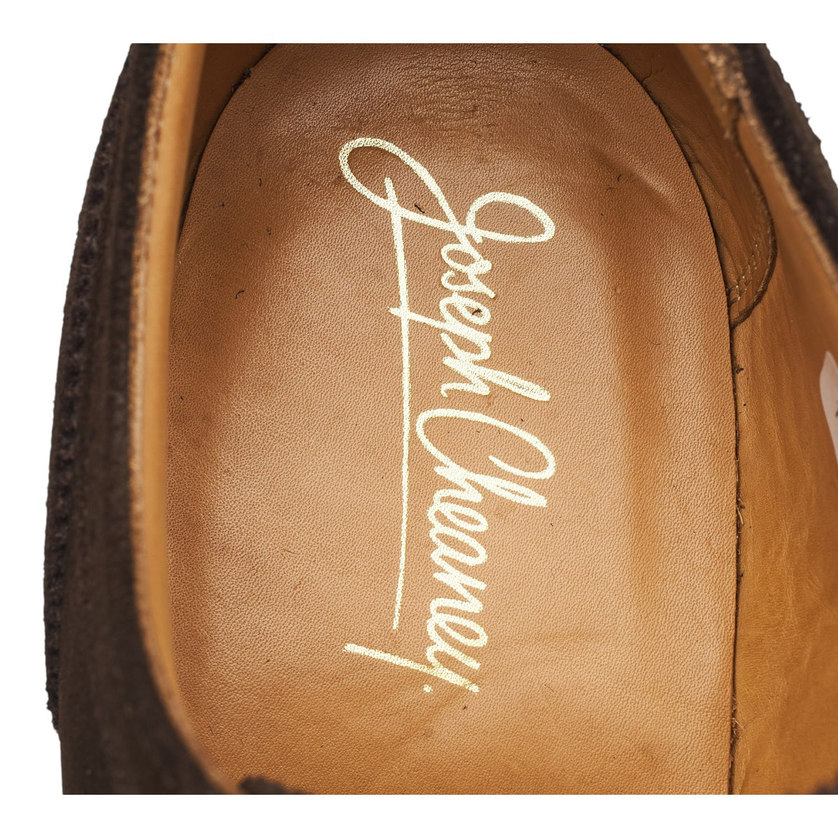 'Leighton' Dark Brown Suede Derby Brogues UK 8.5 F
