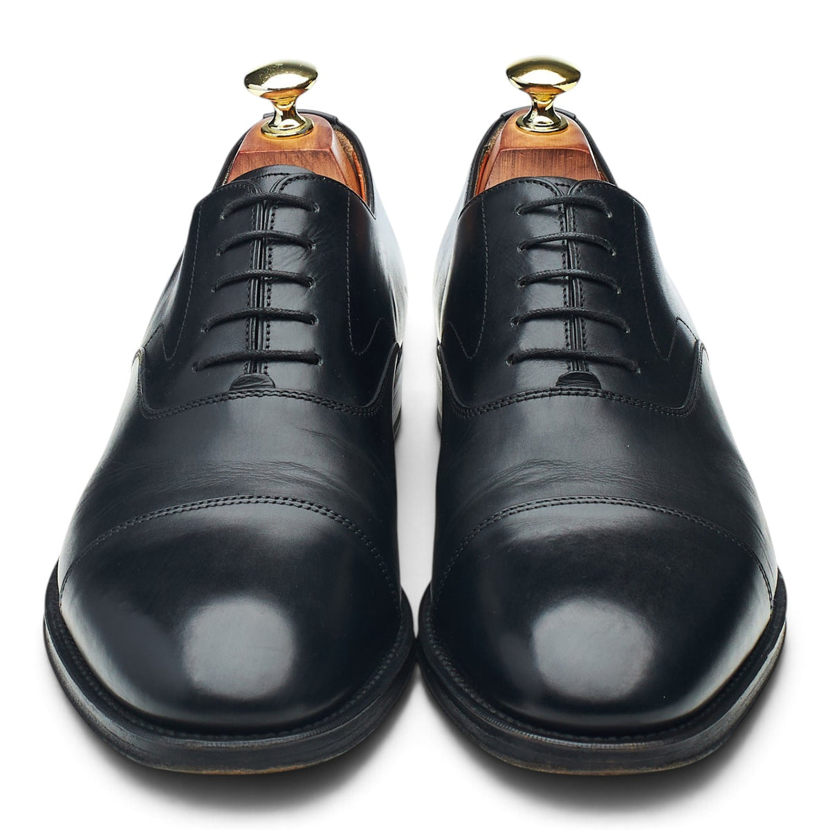 Black Leather Oxford UK 7 F