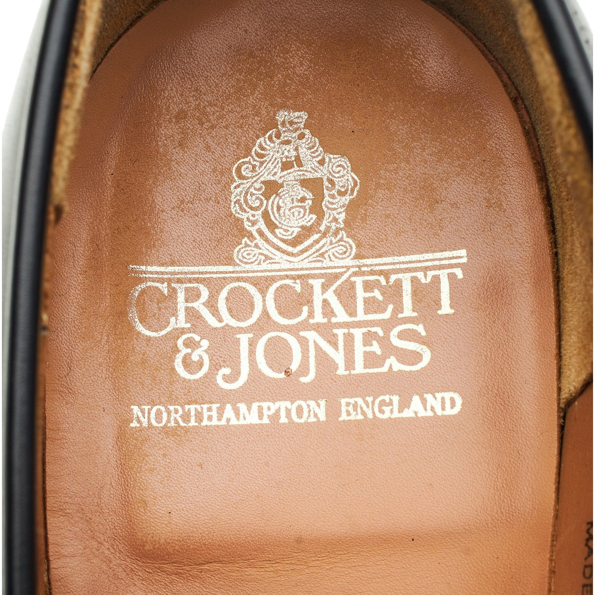 'Sydney' Black Leather Loafers UK 12.5 E