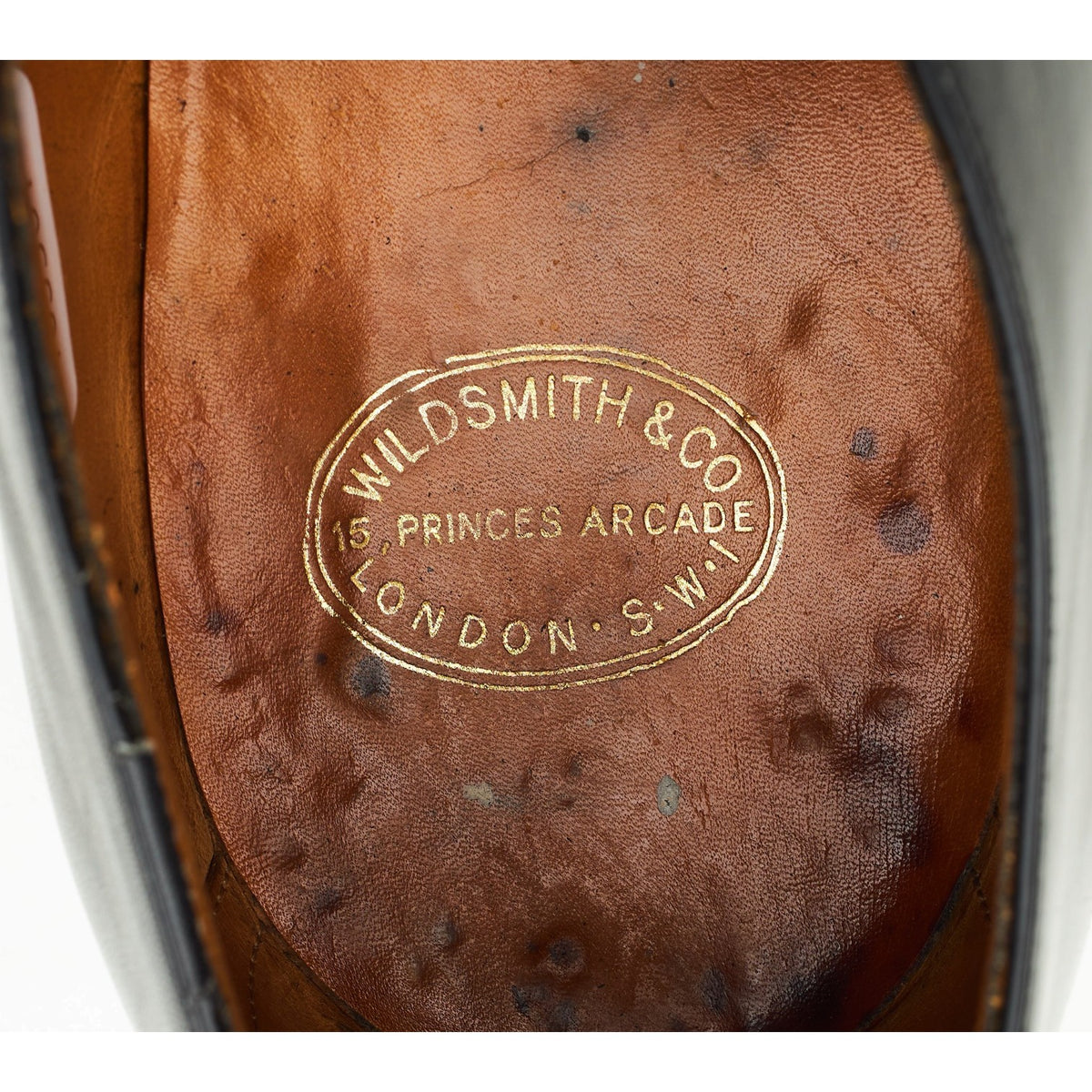 Wildsmith Black Leather Oxford UK 9 E