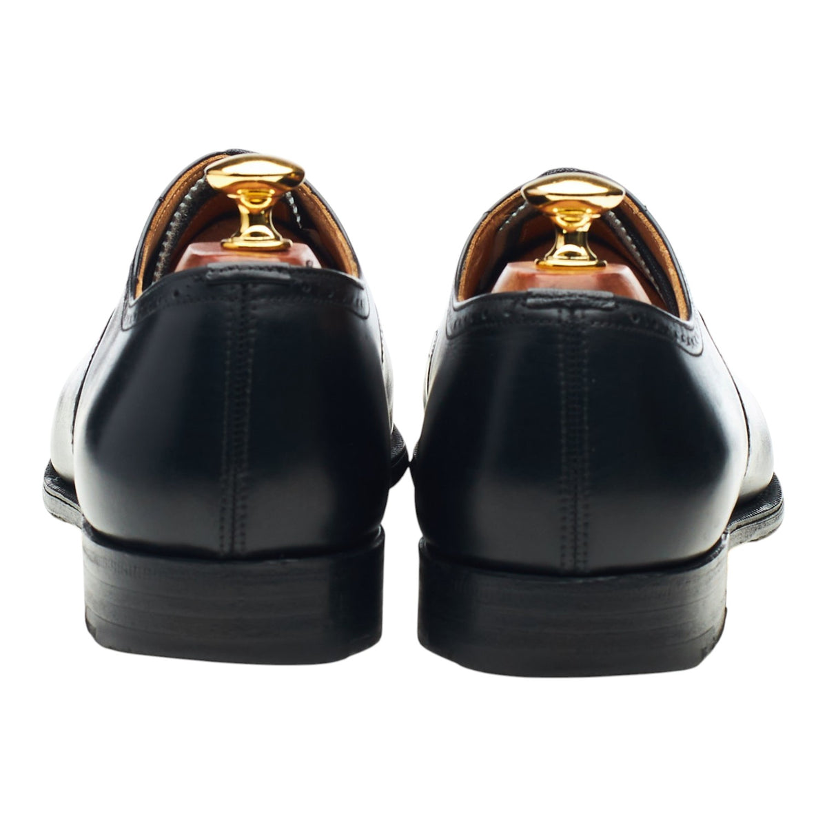 'Legate' Black Leather Oxford Brogues UK 8.5 F