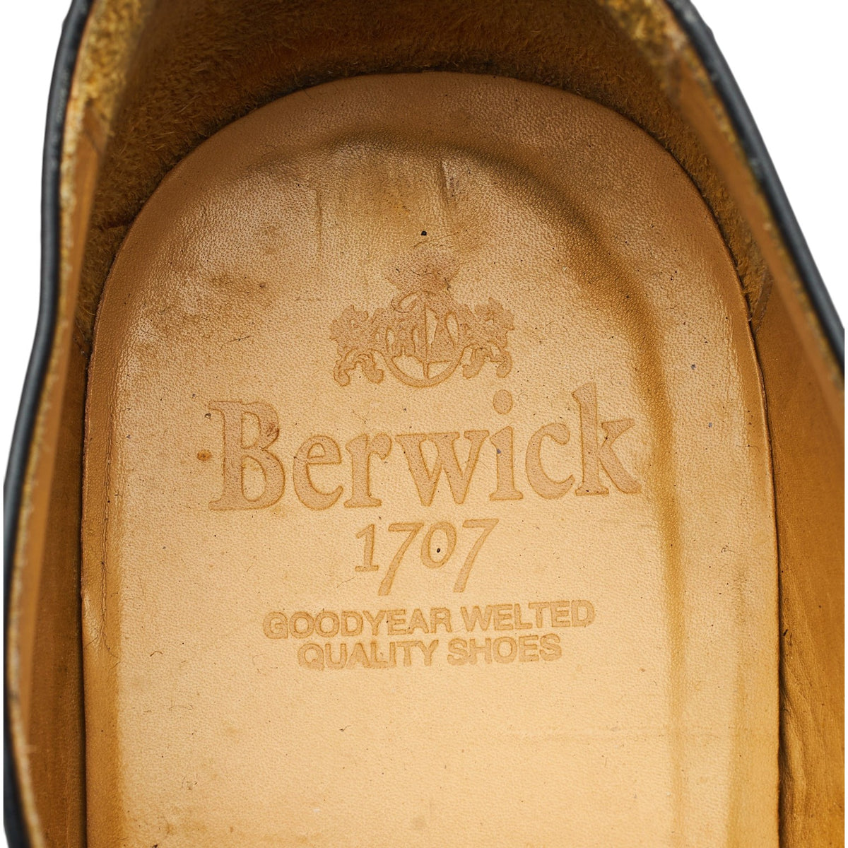 '3010' Black Leather Oxford UK 10