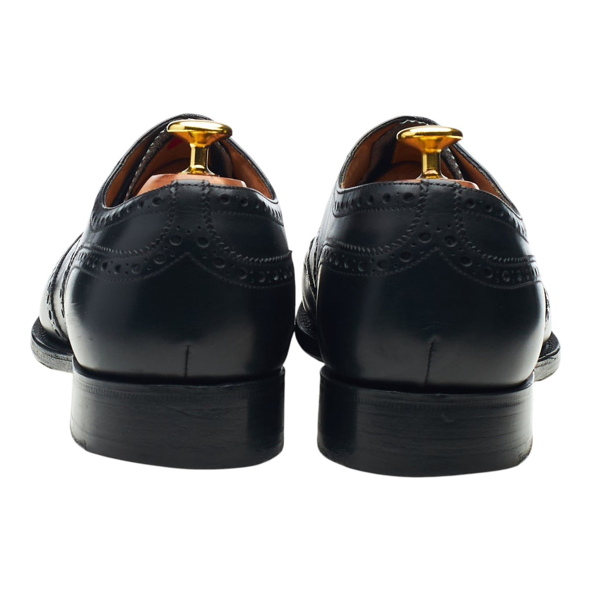 'Chetwynd' Black Leather Oxford Brogues UK 8.5 G