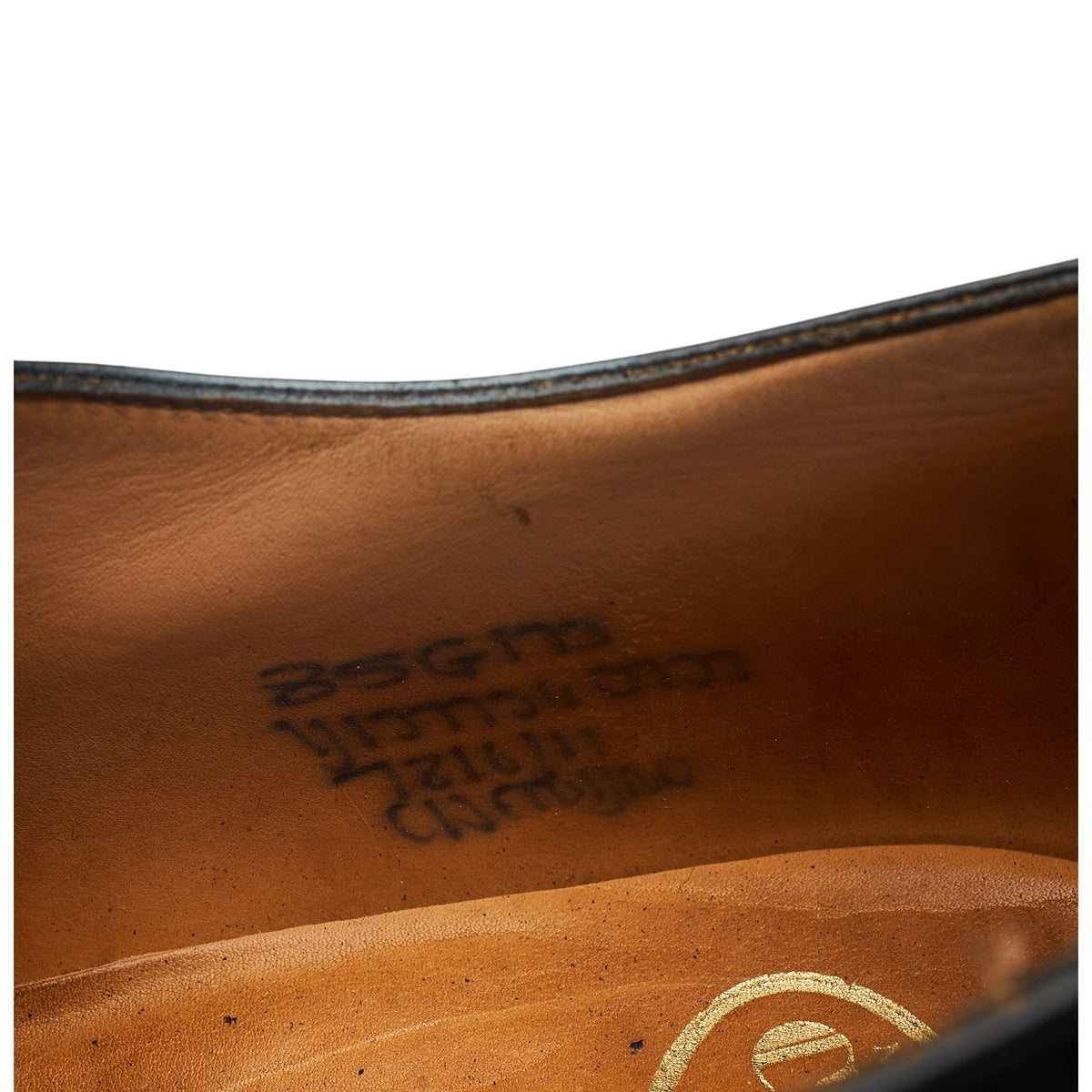 'Chetwynd' Black Leather Oxford Brogues UK 8.5 G