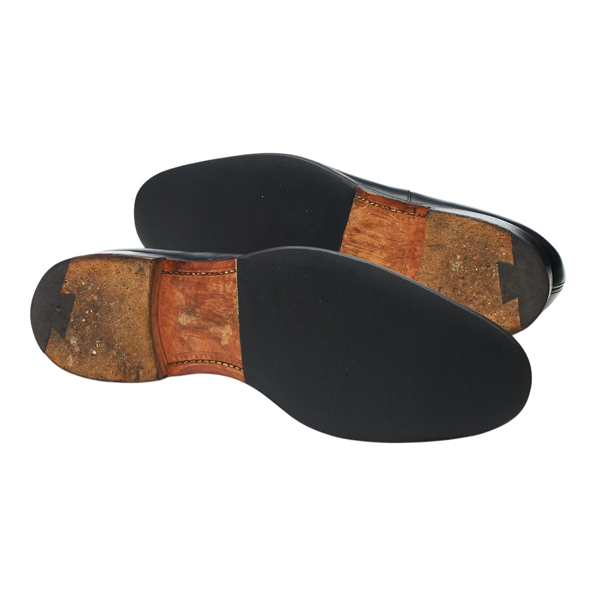 'Consul' Black Leather Oxford UK 9.5 F