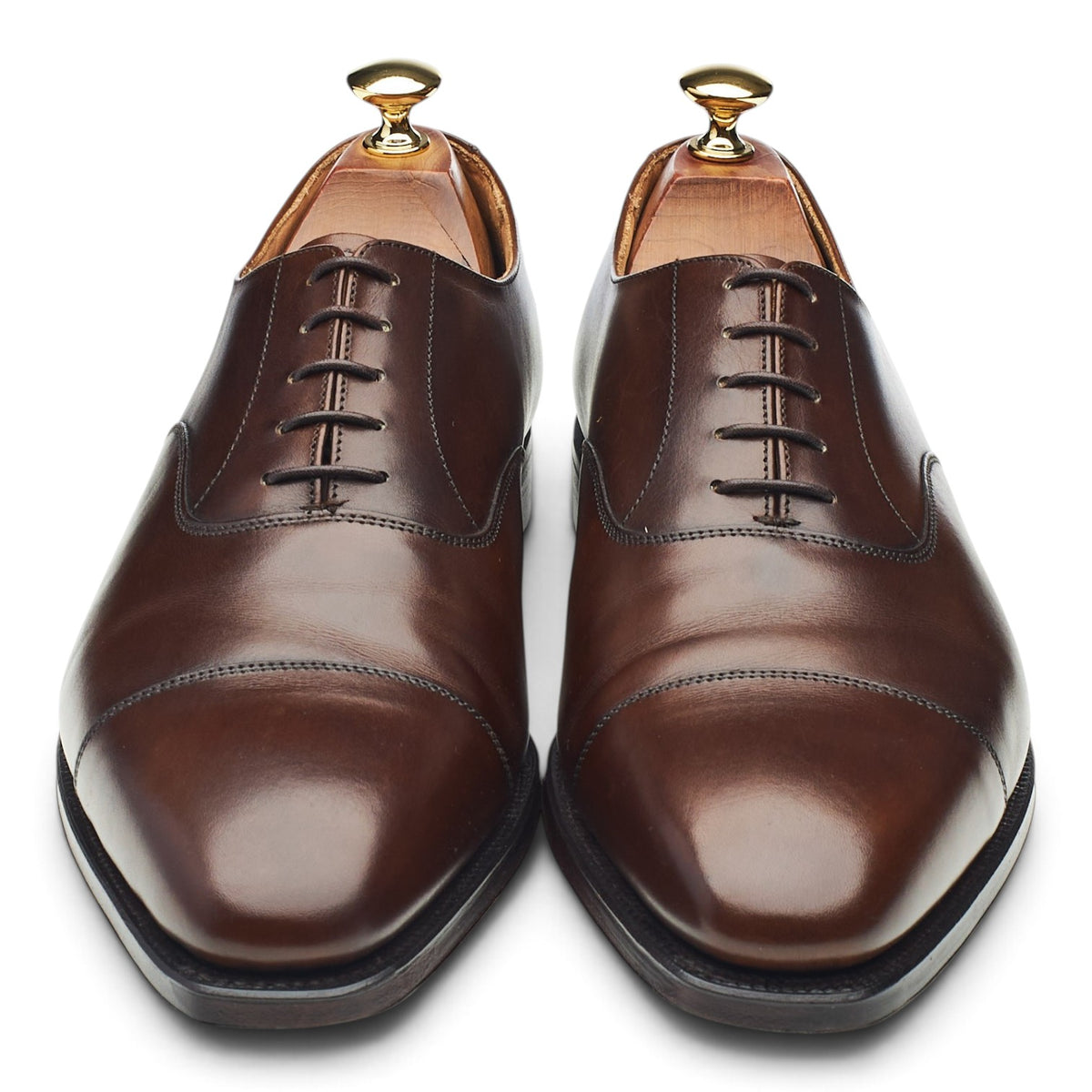 'Hallam' Dark Brown Leather Oxford UK 9.5 E