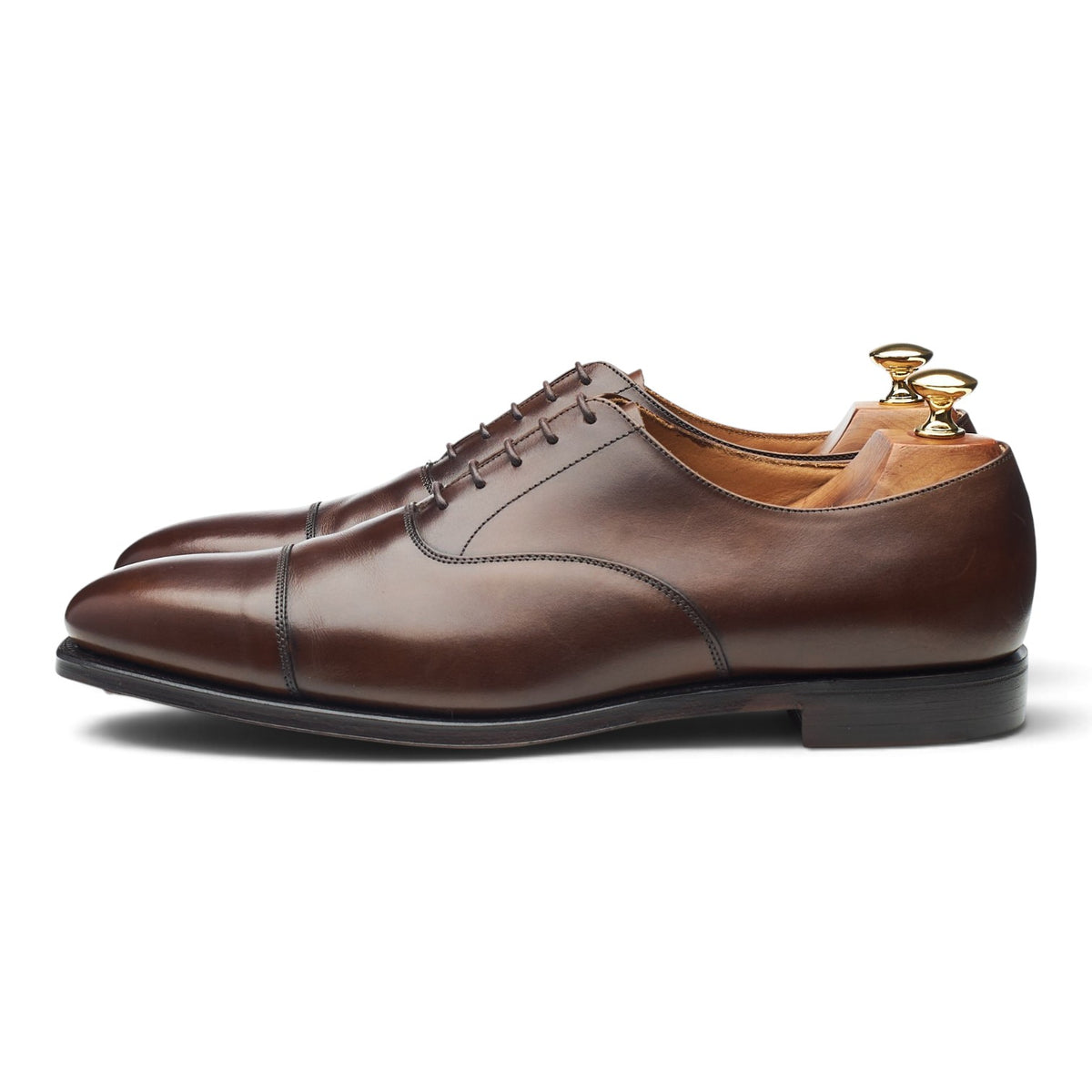 'Hallam' Dark Brown Leather Oxford UK 9.5 E