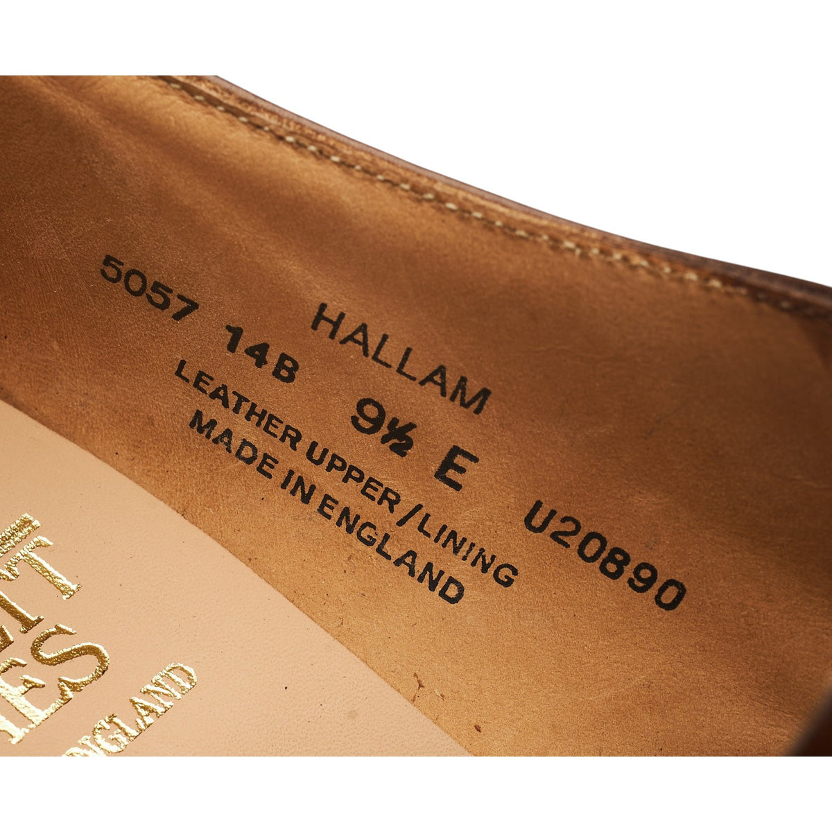'Hallam' Dark Brown Leather Oxford UK 9.5 E