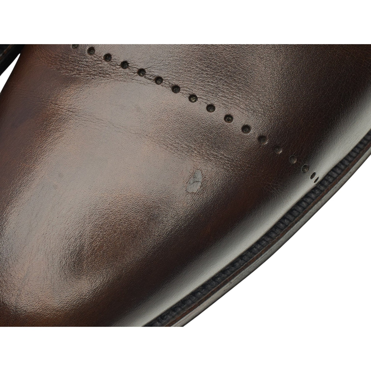 'Courtenay' Dark Brown Leather Oxford UK 11 E