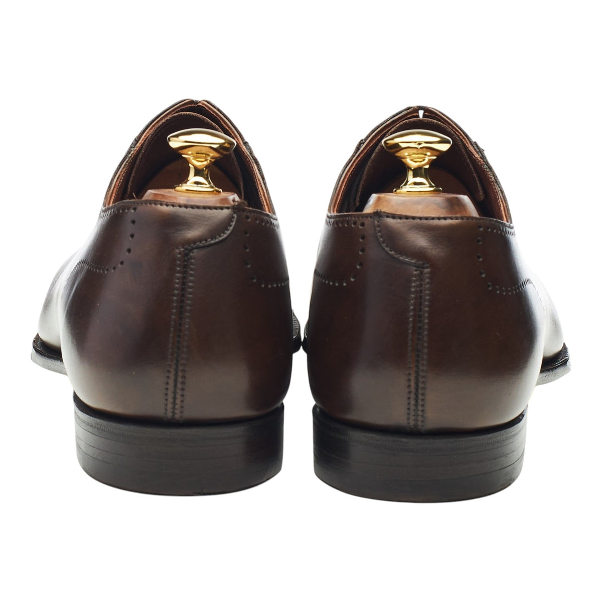 'Courtenay' Dark Brown Leather Oxford UK 11 E