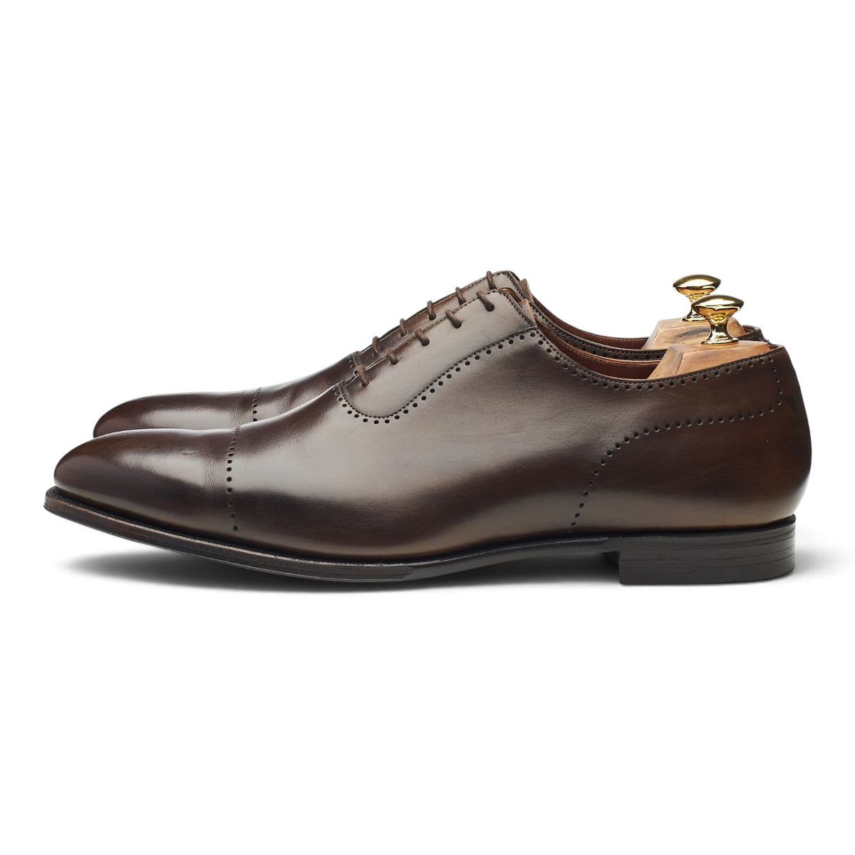 'Courtenay' Dark Brown Leather Oxford UK 11 E