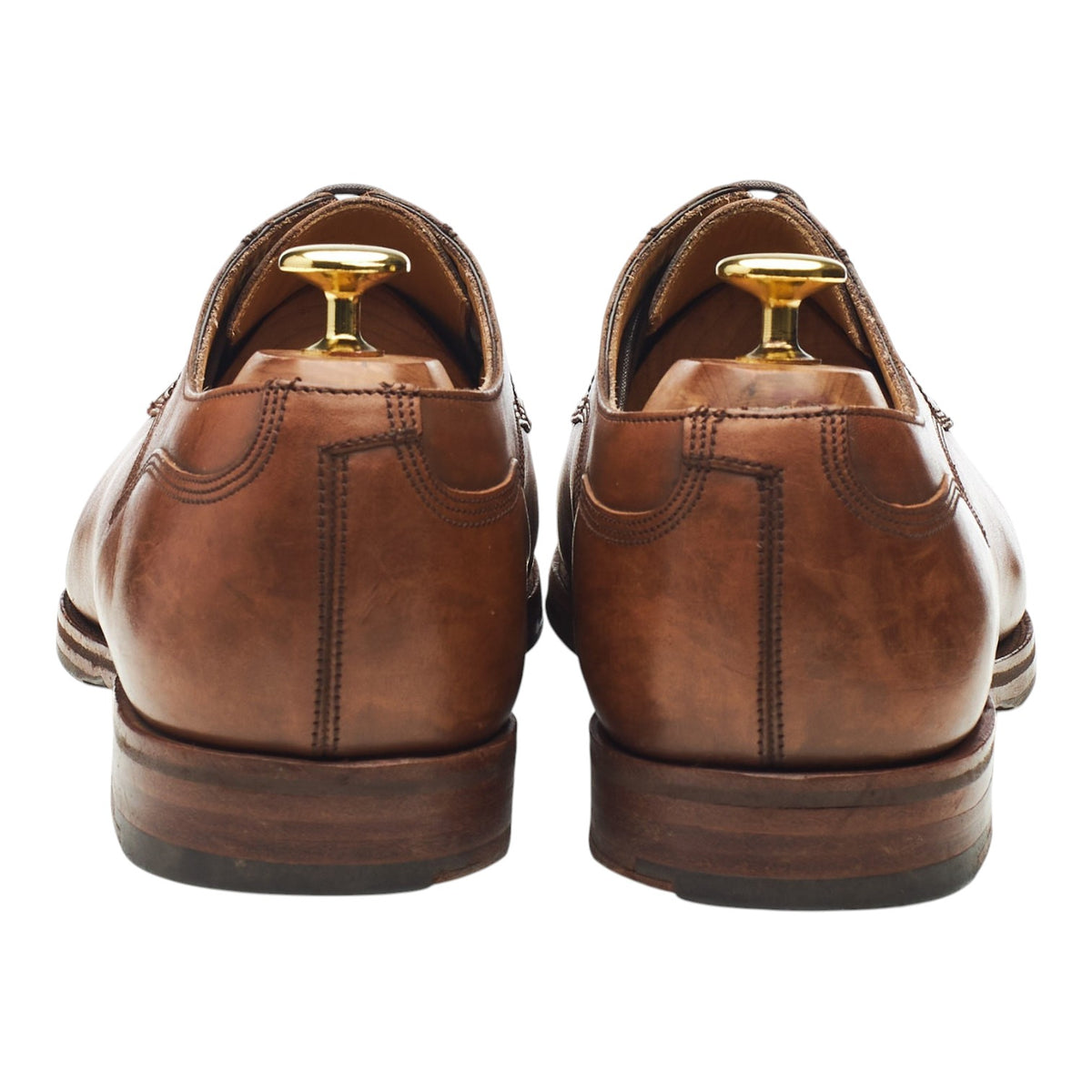 J. Crew Brown Leather Derby UK 8.5 F