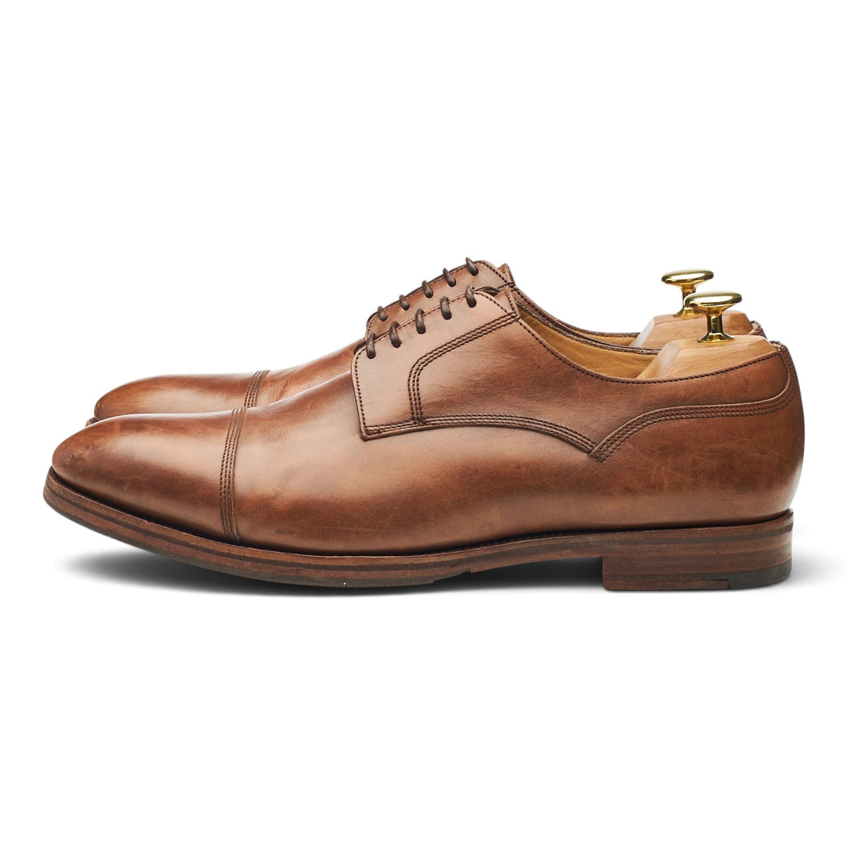 J. Crew Brown Leather Derby UK 8.5 F