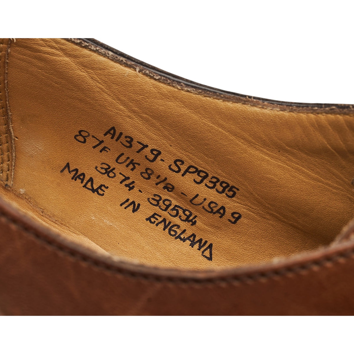 J. Crew Brown Leather Derby UK 8.5 F