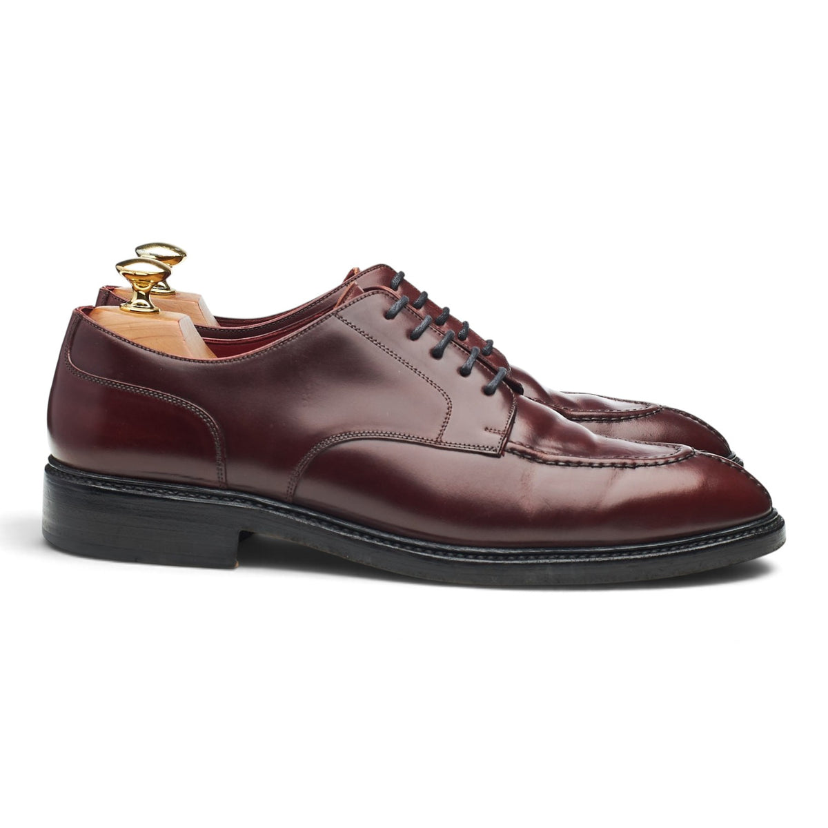 Medallion '1125' Burgundy Cordovan Leather Split Toe Derby UK 8 F