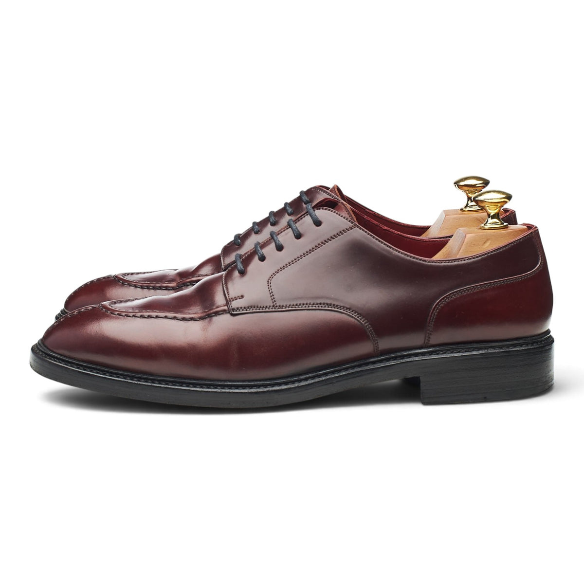 Medallion '1125' Burgundy Cordovan Leather Split Toe Derby UK 8 F