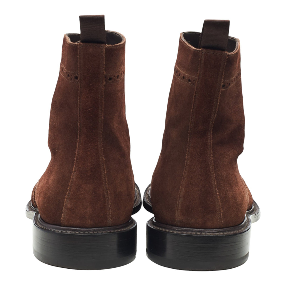 '1389' Brown Suede Brogue Boots UK 10.5