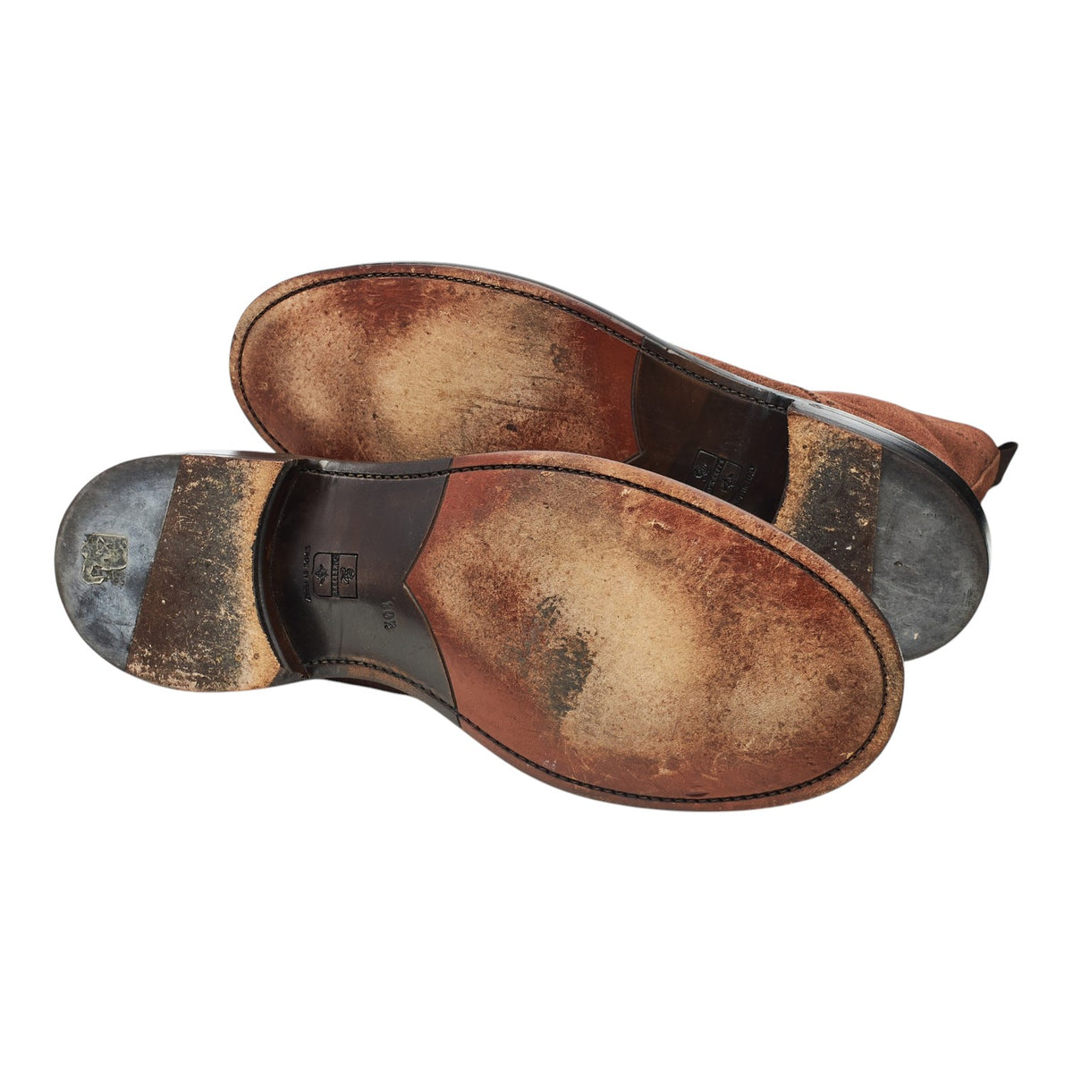 '1389' Brown Suede Brogue Boots UK 10.5