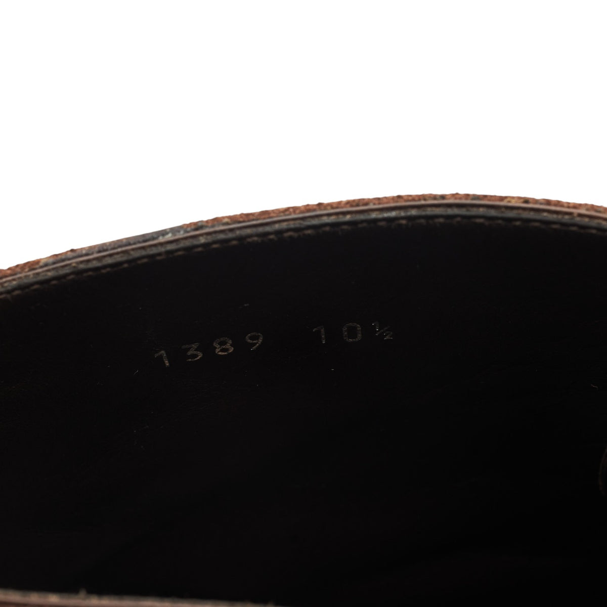 '1389' Brown Suede Brogue Boots UK 10.5