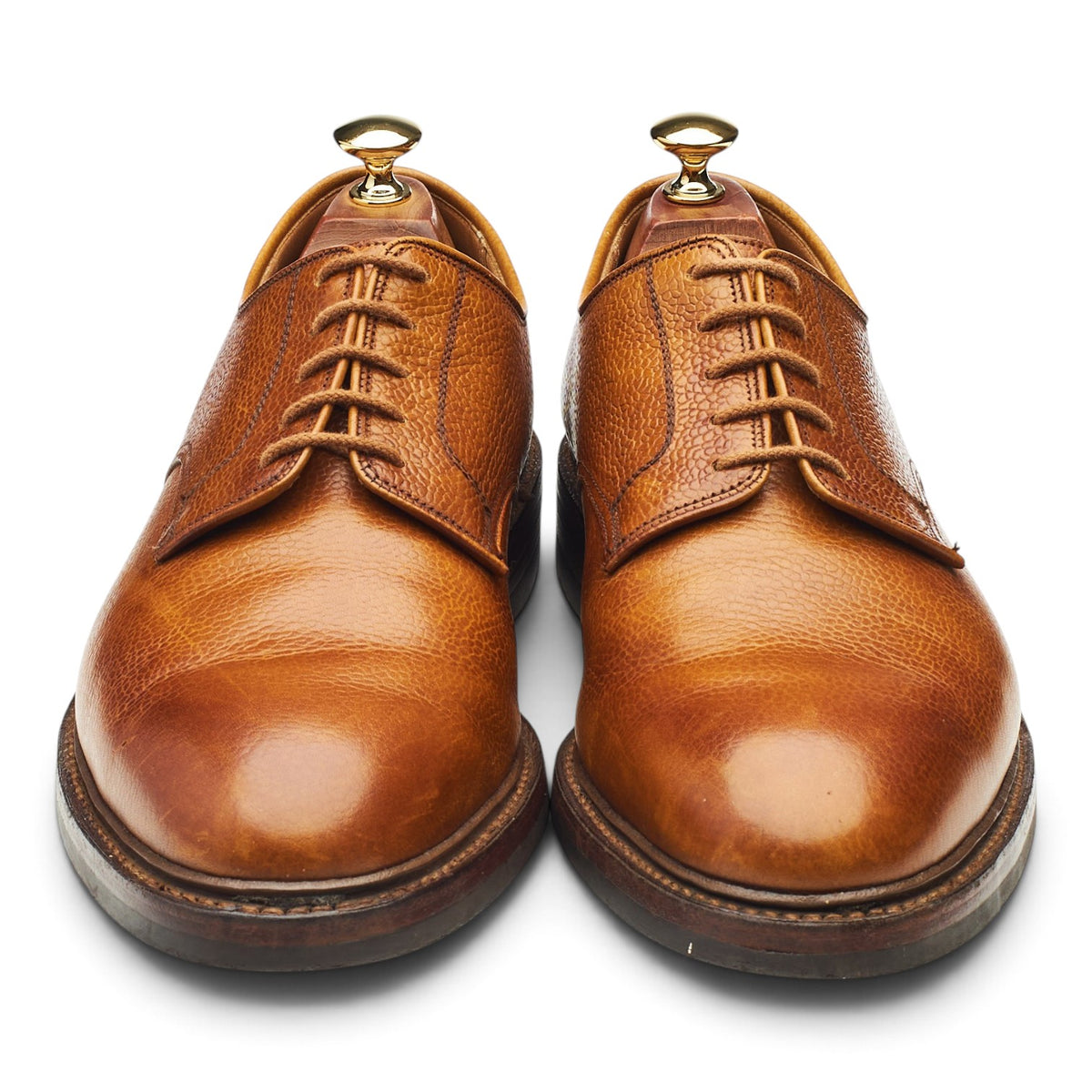 'Grasmere' Tan Brown Leather Derby UK 9.5 E
