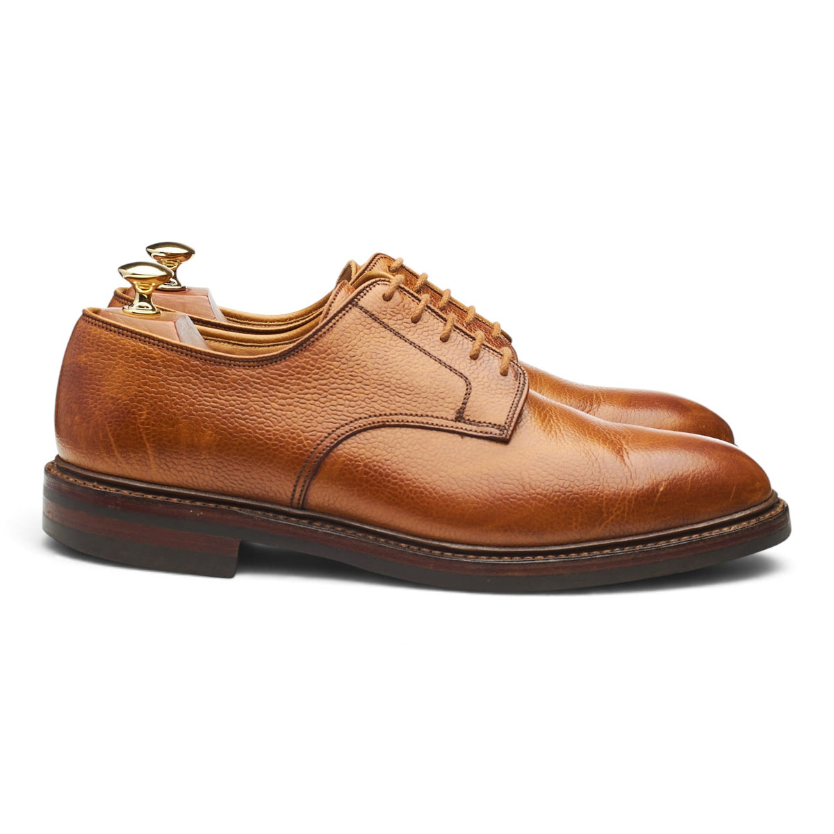 'Grasmere' Tan Brown Leather Derby UK 9.5 E