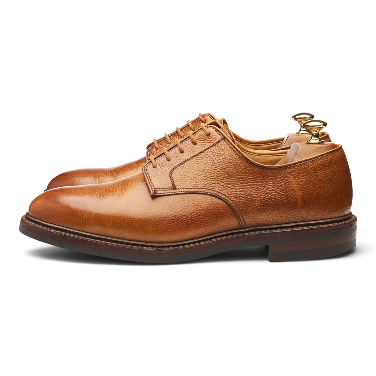 'Grasmere' Tan Brown Leather Derby UK 9.5 E