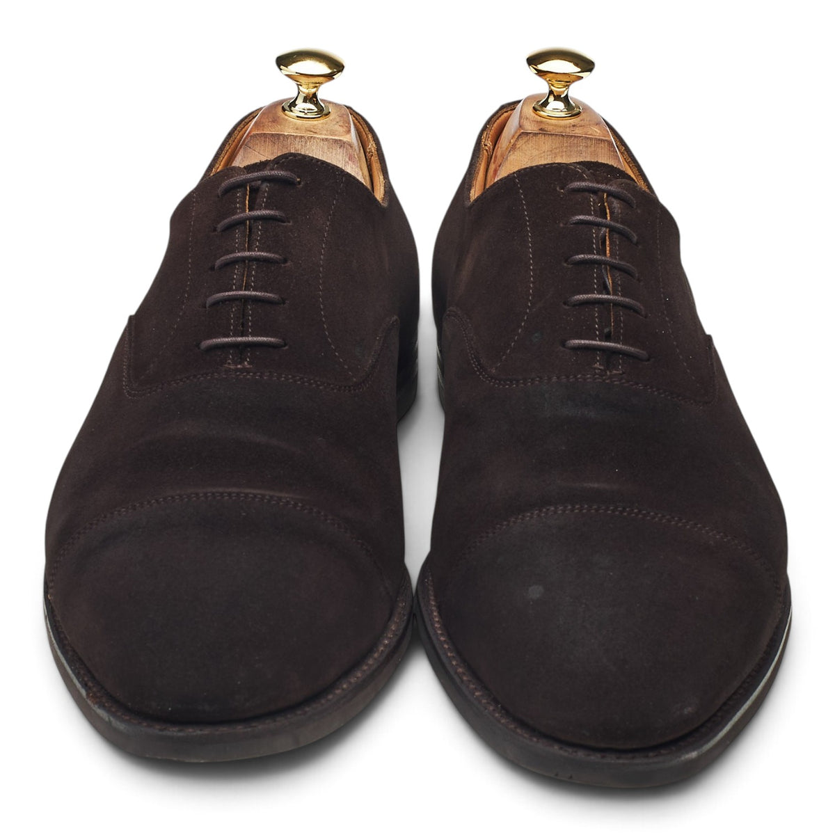 'Connaught 2' Dark Brown Suede Oxford UK 11 E