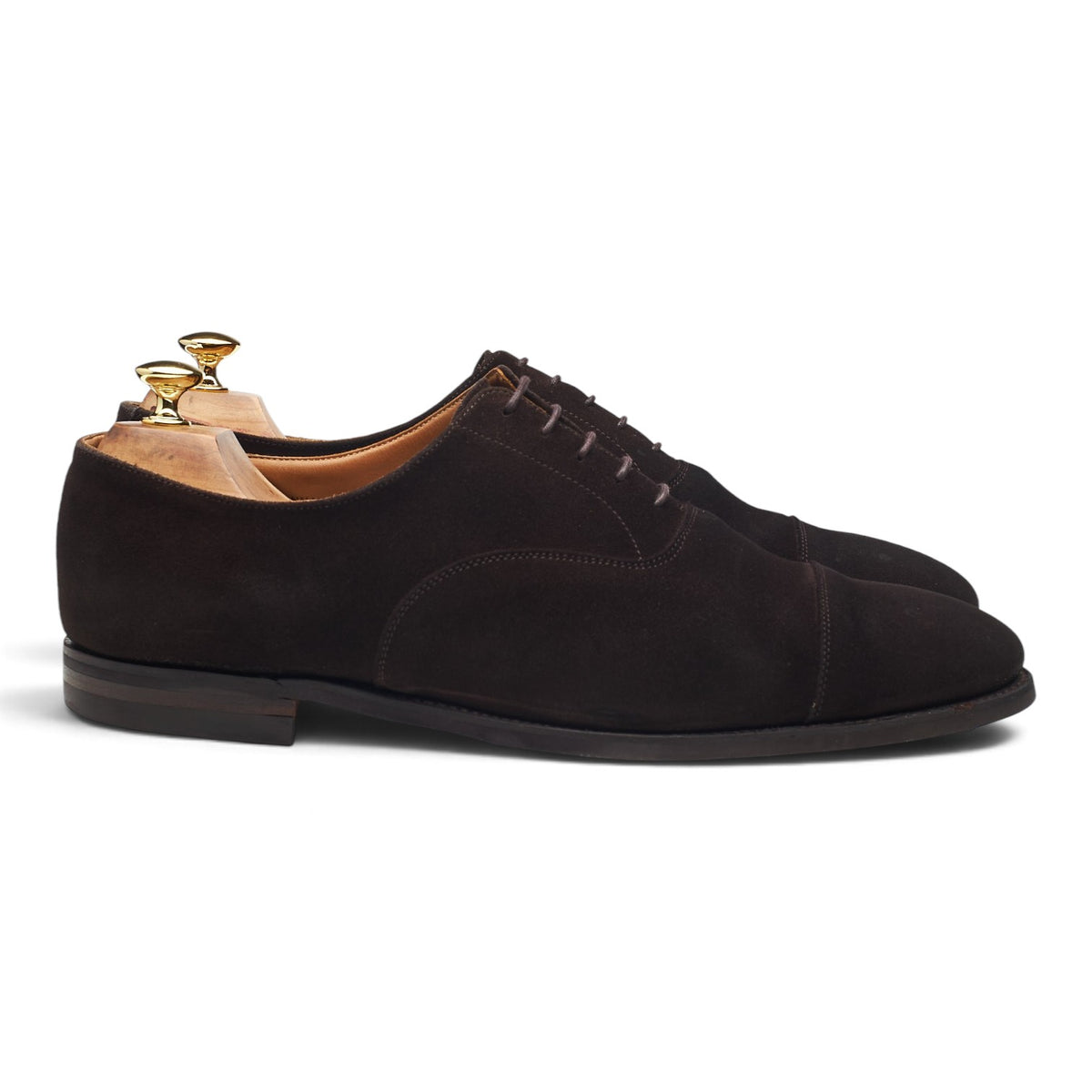'Connaught 2' Dark Brown Suede Oxford UK 11 E