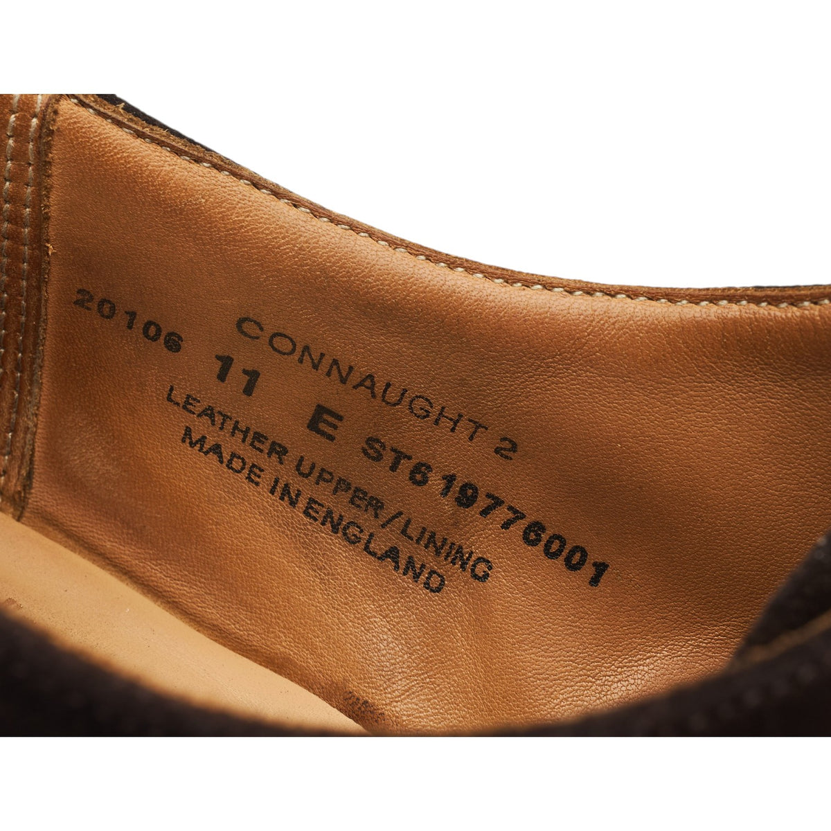 'Connaught 2' Dark Brown Suede Oxford UK 11 E