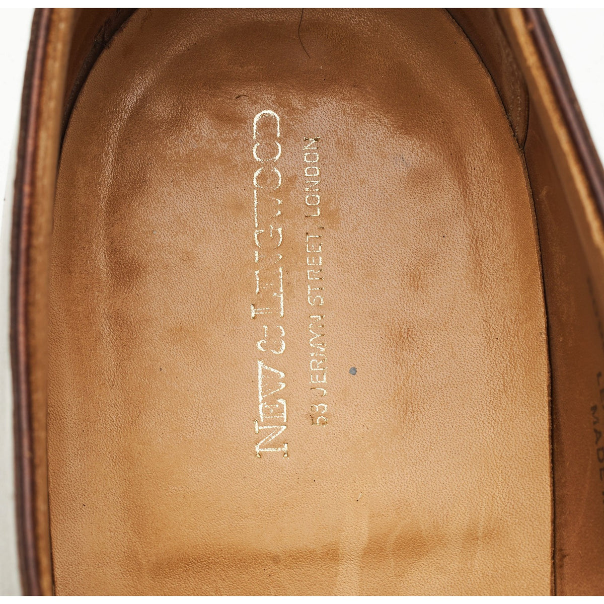 New & Lingwood Leather Derby UK 10 E