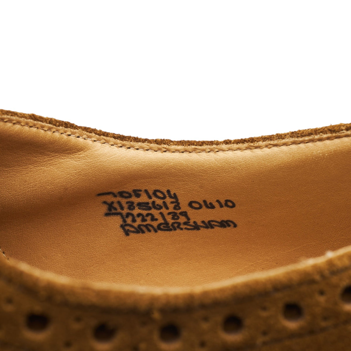 'Amersham' Snuff Brown Suede Oxford Brogues UK 7 F